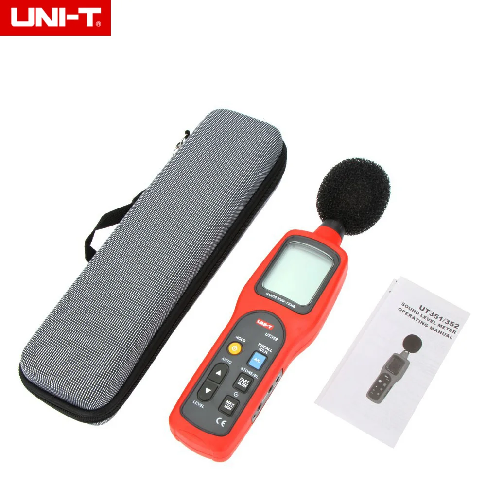 UNI-T UT352 цифровой измеритель уровня звука децибел измеритель шума Тестер