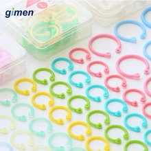 Цветной бумажный Переплетчик для книг 3 коробки S/L/XL многофункциональное кольцо для ключей канцелярские принадлежности цвет случайный GS08-S002