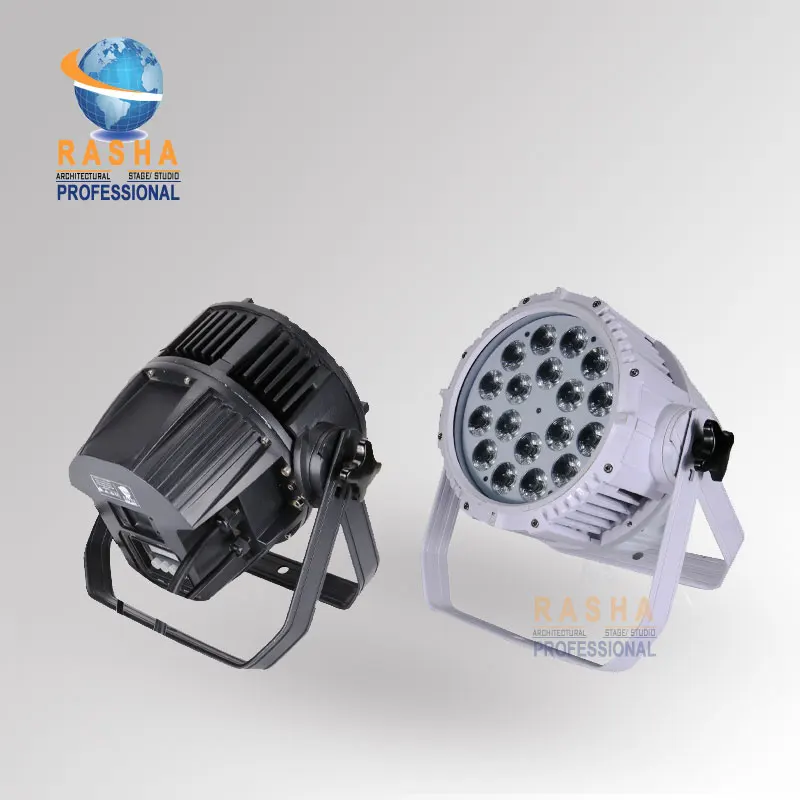 4X LOT Rasha Hex IP65 Waterproof 18*18W 6in1 RGBAW UV LED Par Light,Outdoor LED Projector For Stage Party,Event