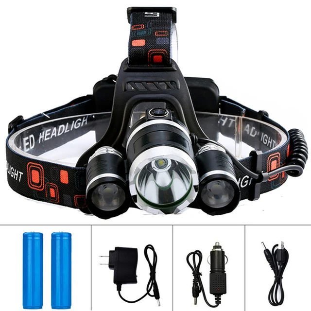 US $3.99 8000LM Led T6 Headlamp Headlight Waterproof Head Torch Flashlight Head Lamp Fishing Hunting Camping