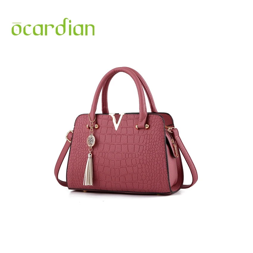 

Ocardian Top leather Women Bag V letters Designer Handbags Luxury quality Lady Shoulder Crossbody Bags fringed A 23