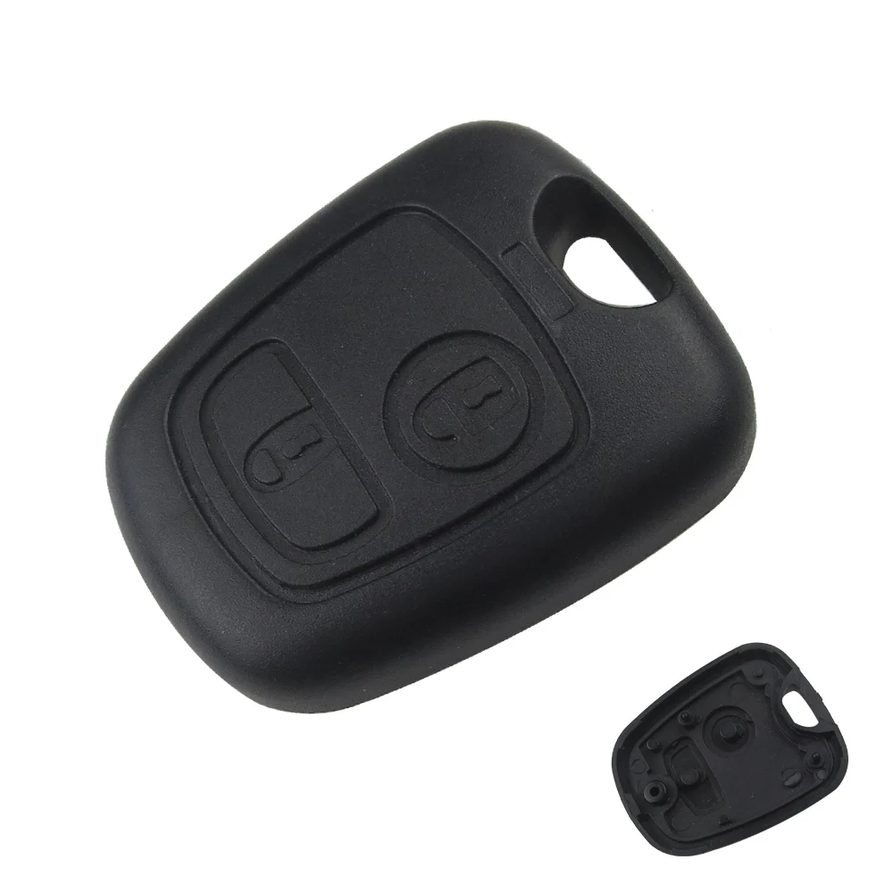 OkeyTech Replacement Front Car Key Case Cover With 2 Switches for P eugeot 107 206 207 306 307 407 Without Blade Free Shipping champion spark plugs