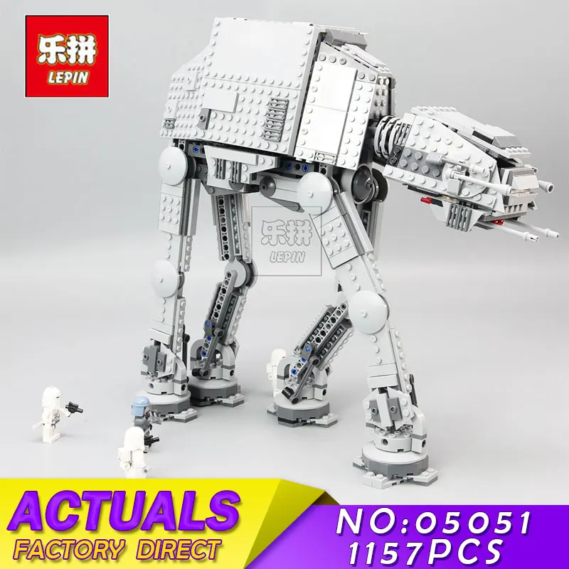 

Force Awakens AT-AT Model LEPIN 05051 1157Pcs New Star Wars Educational Building Kit Blocks Bricks Compatible Toys 75054