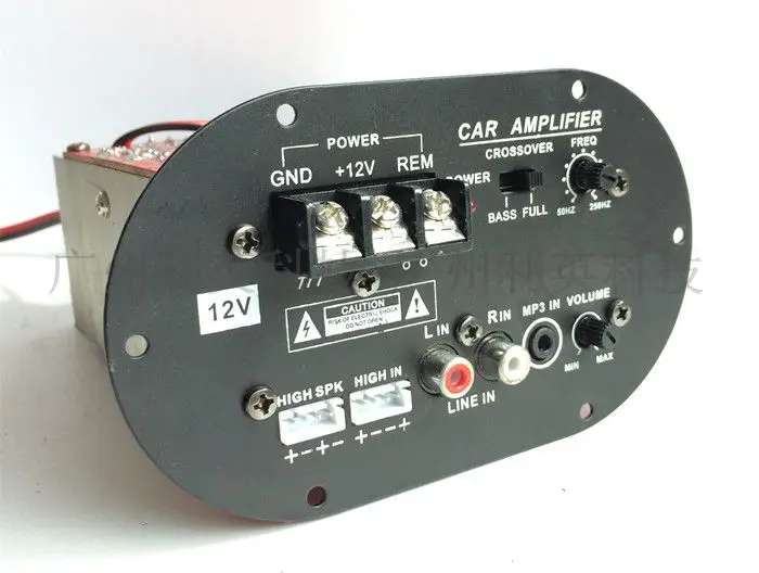 500 Вт DC12V S80B полноцветный/чистый бас усилитель мощности 8 12 дюймов Автомобильный
