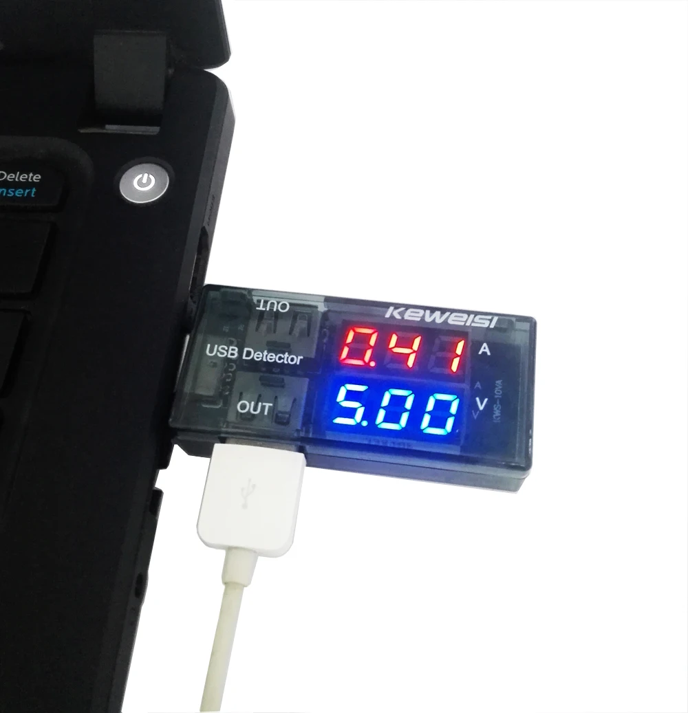 Mini Dual Display USB Charger Doctor Current Voltage Power