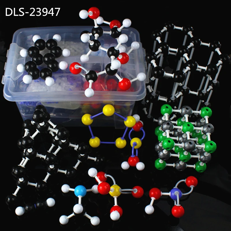 947 шт. Молекулярная модель DLS-23947 большой набор неорганический/органический молекулярный моделирующий комплект для университета Химия