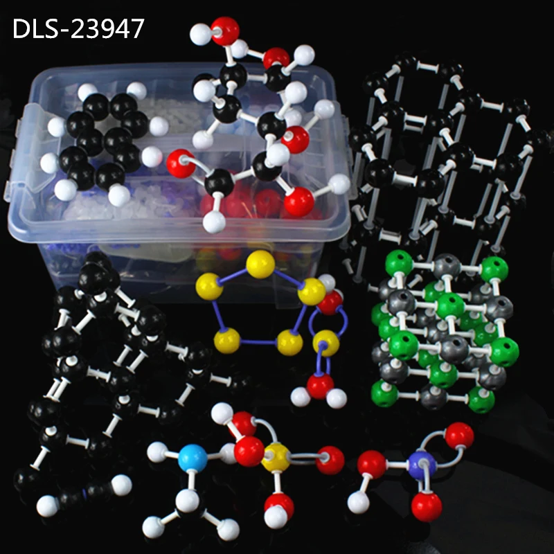 

947pc Molecular Model DLS-23947 Large Set Inorganic / Organic Molecular Modeling Kit For University Chemistry Teacher With Box