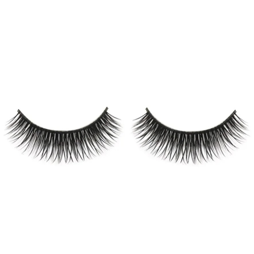 New 1pair False Eyelashes OutTop Makeup Natural Black Fake Eyelashes