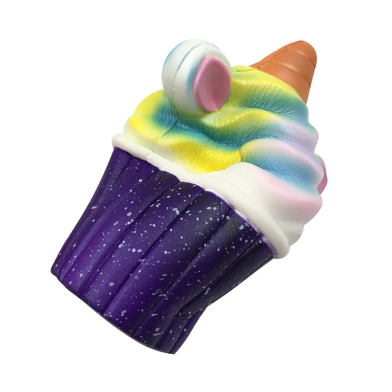Kawaii Squishy Единорог кекс мороженое замедлить рост Лидер продаж животного смешной подарок для детей 2018
