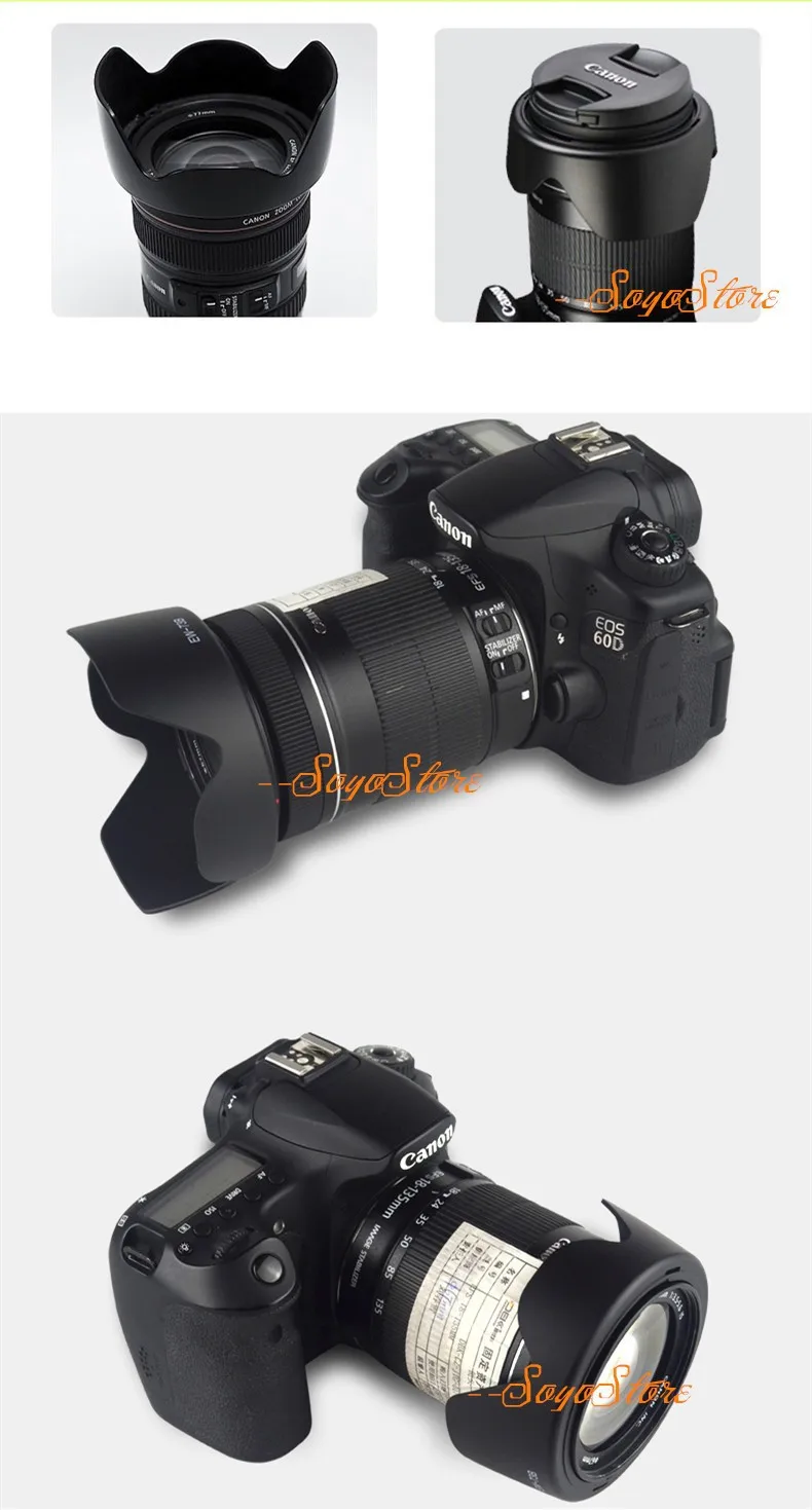 Reversable EW-73B 67 мм ew 73b бленда объектива для Canon 650D 550D 600D 60D 700D 18-135 17-85 мм объектив