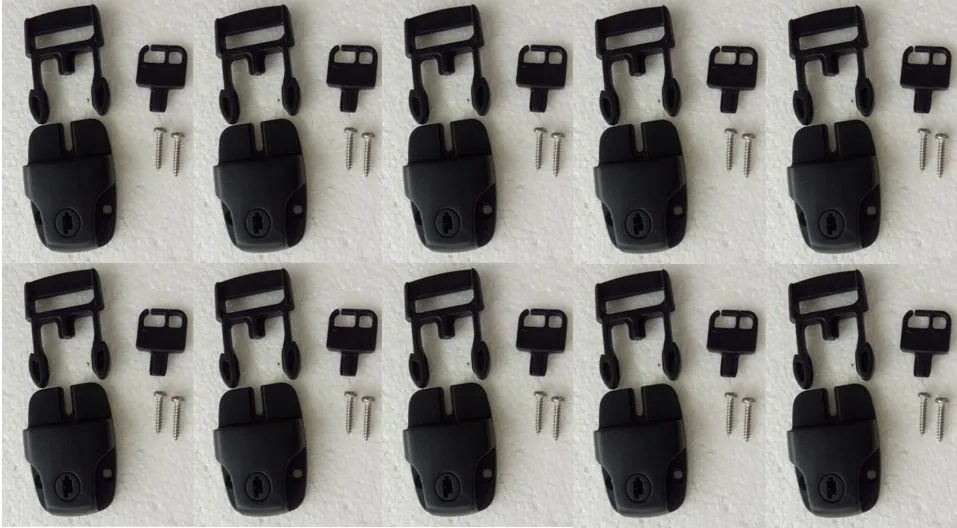

10 Spa Hot Tub Cover Broken Latch Repair Kit Clip Lock with key and hardware-NEW