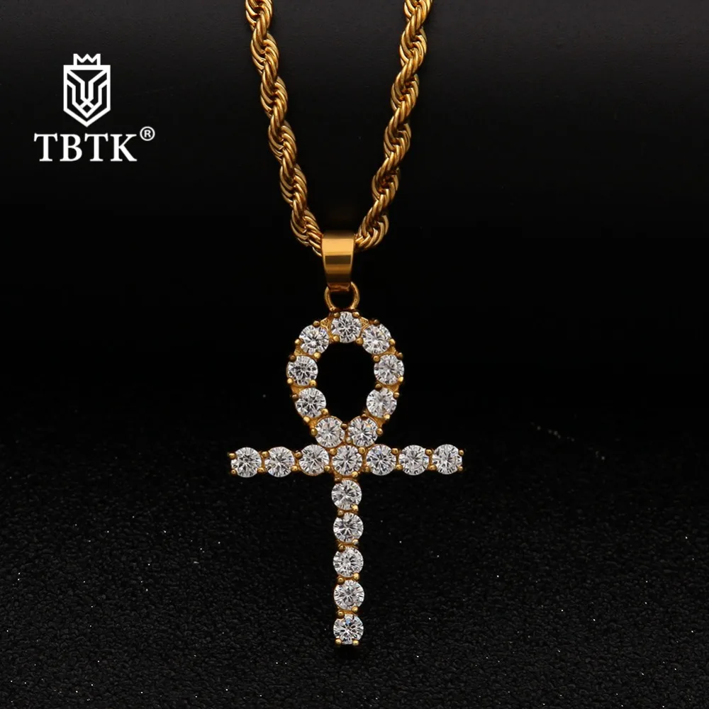 TBTK Египетский Ankh ключ жизни кулон ожерелье красивый крест ювелирные изделия