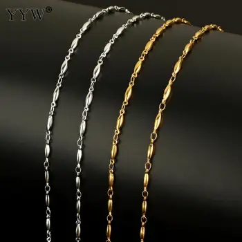

10m/spool DIY Chain for Jewelry Making Stainless Steel Chain with Plastic Spool Gold/Original Chain for Necklace Bracelets DIY