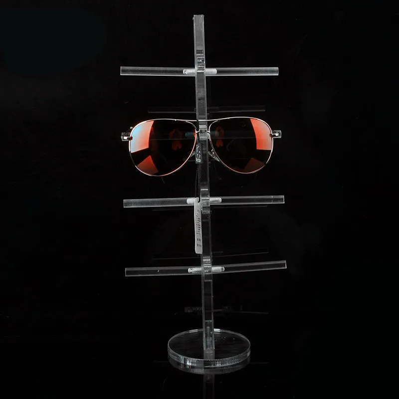 Clear Acrylic Glass Display Holder Sunglass Display Rack Glass Show Standshowing stand