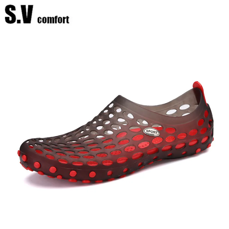 SV Comfort Famous Brand Casual Men Sandals Fashion Plastic Sandals