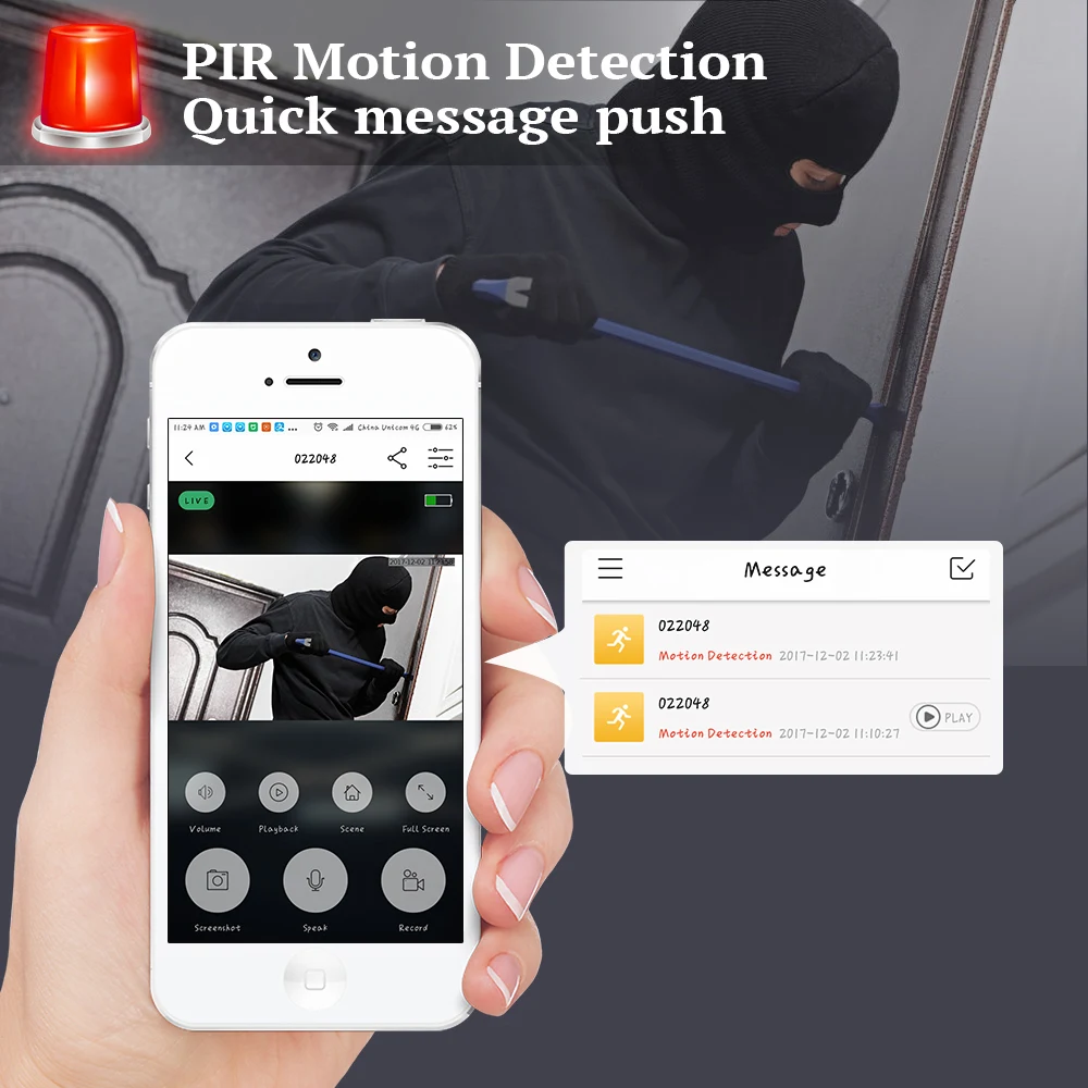 Tuya Smart Life Wireless WiFi HD 1080P Video Doorbell Home Security PIR Motion Detection Remote Intercom 6 LED IP08 Door bell
