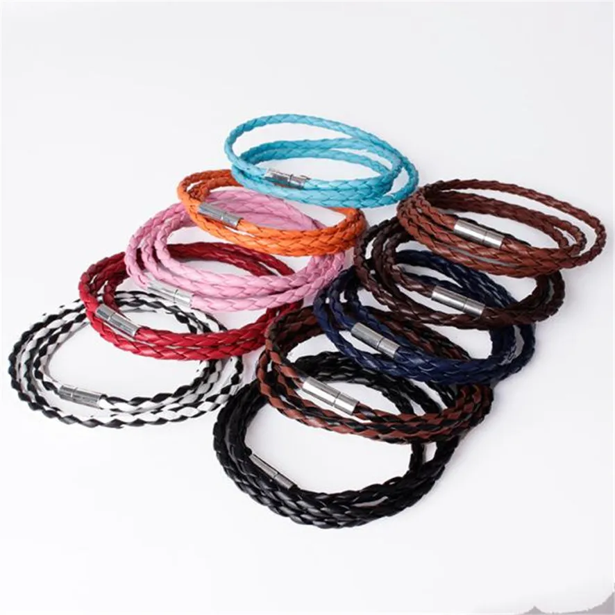 Женский и мужской кожаный браслет классический на запястье 0 41 58|bracelet fashion|fashion