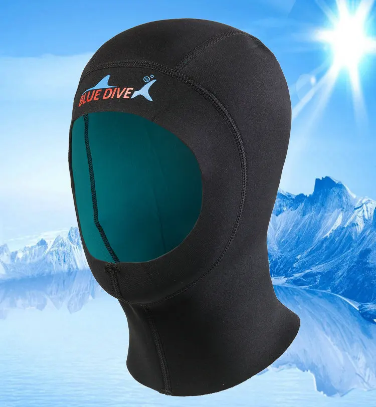 1MM Neoprene Scuba Diving Cap With Shoulder Snorkeling Equipment Hat