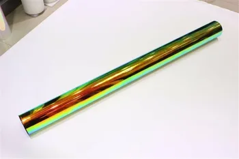 

SUNICE 30cm x 30cm Chrome Rainbow Effect Craft Vinyl Film DIY Cutting Handmade Self Adhesive Decorative Film 12"x12"