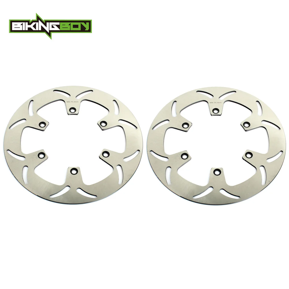 

BIKINGBOY Front Brake Discs Rotors Wave Set for Honda ST PAN EUROPEAN 1100 96 97 98 99 00 01 VF 750 C MAGNA 94 95 96 97 98 99-03