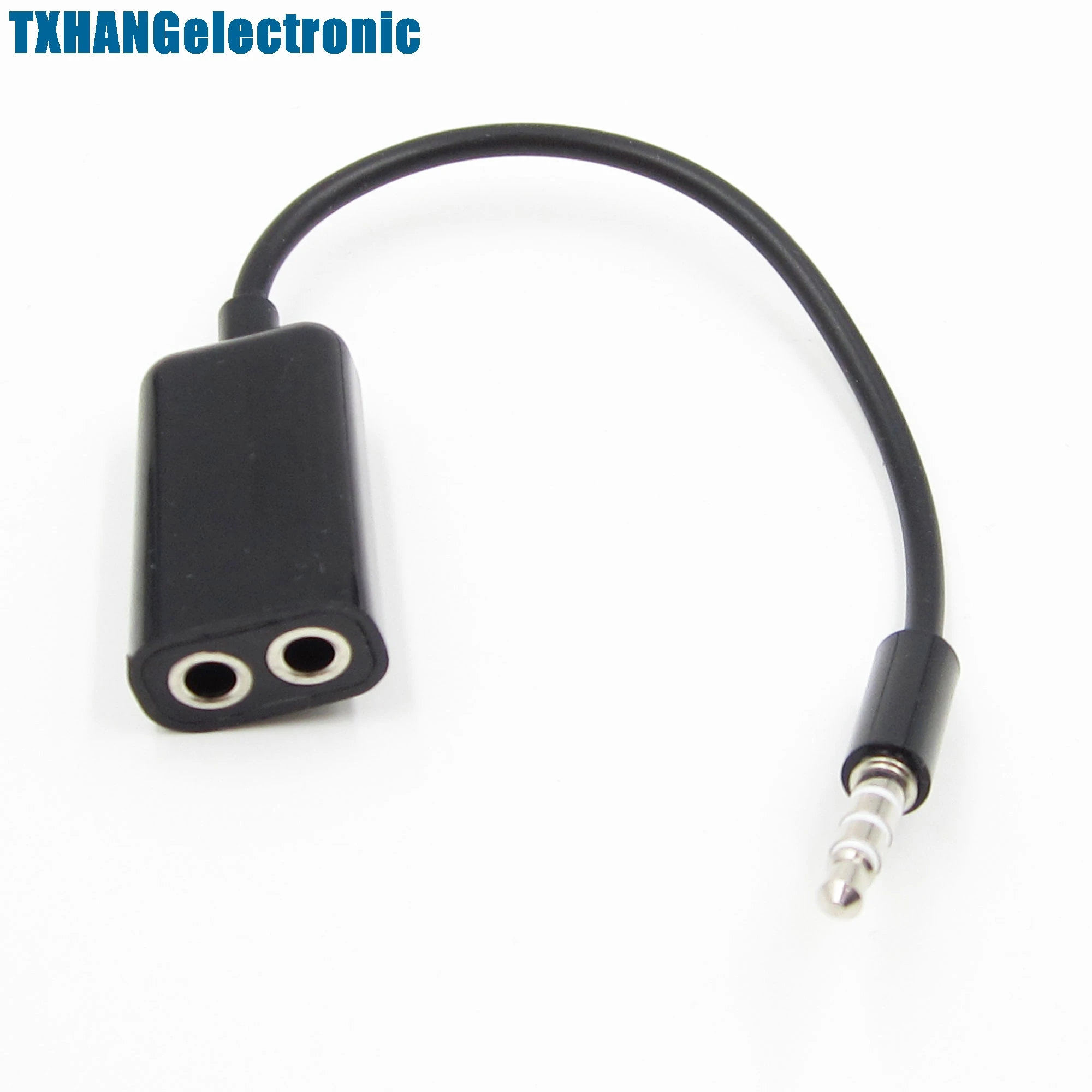 3.5 male to plug female stereo audio splitter 3.5 male to plug female stereo audio splitter