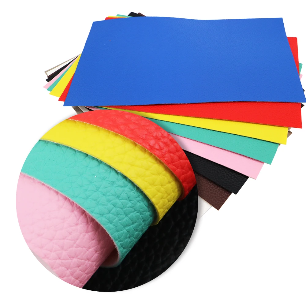 

David accessories 20*34cm Solid Color Plain Litchi Synthetic Artificial Leather,DIY Handmade Materials,Sewing,1Yc5141