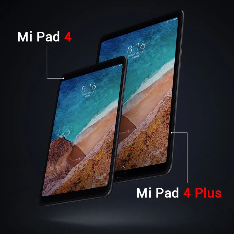 Xiaomi Mi Pad 4 Plus 64 Гб rom/128 ГБ rom Планшеты 4 Snapdragon 660 AIE cpu 10,1 ''16:10 экран планшет 13 МП 8620 мАч