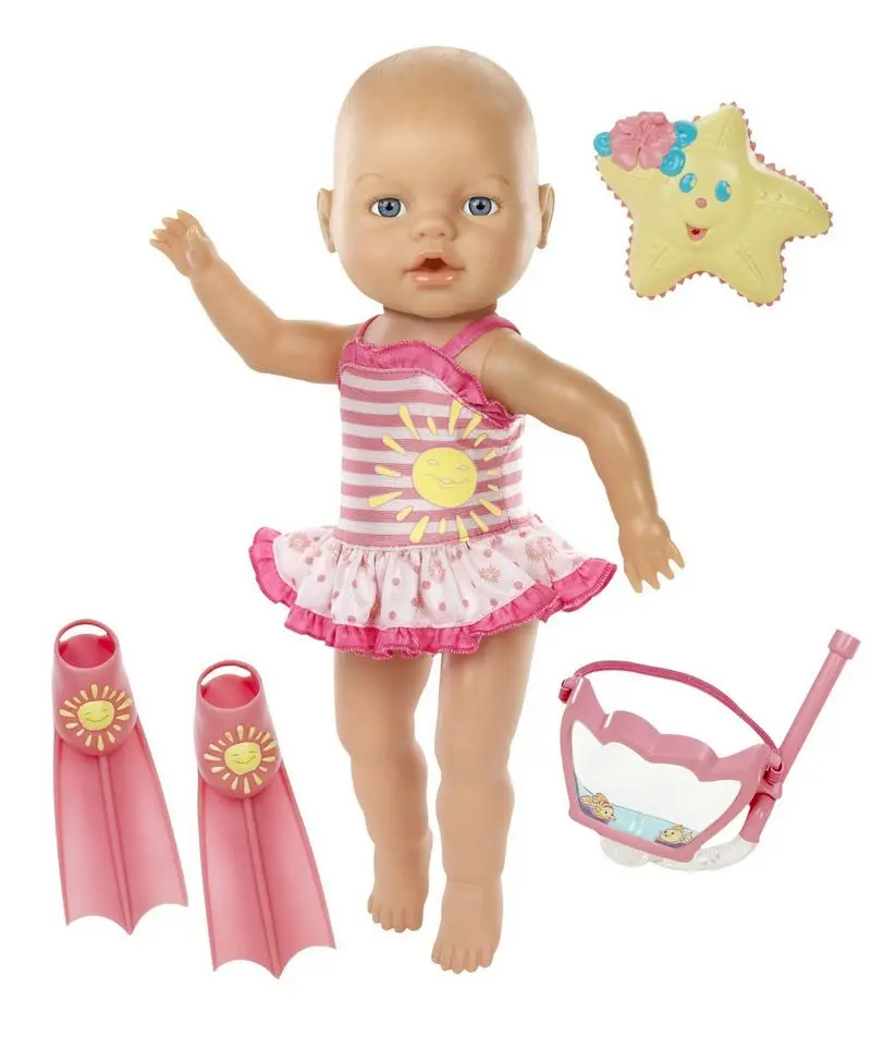 swimming baby doll