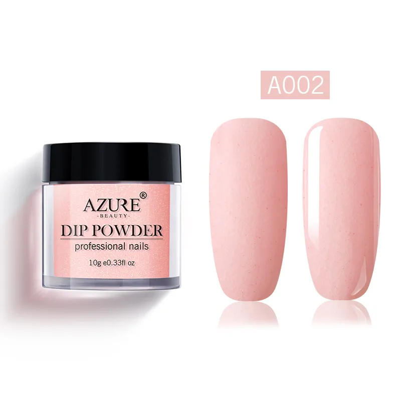 

Azure Beauty Matte Effect Dipping Powder Shiny Glitter Nail Dip Powder Natural Dry Gradient Color Holographic Nail Powder