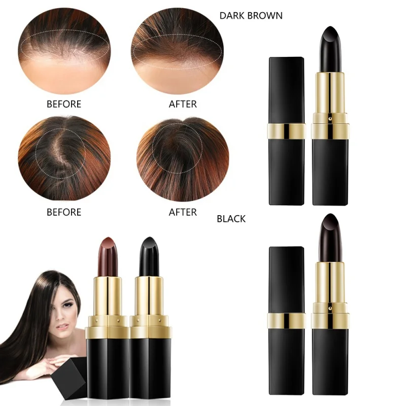 

Hair dye Gray Root Coverage Hair Color Modify Cream Stick Temporary Crayons Cover Up White Hair Colour Dye