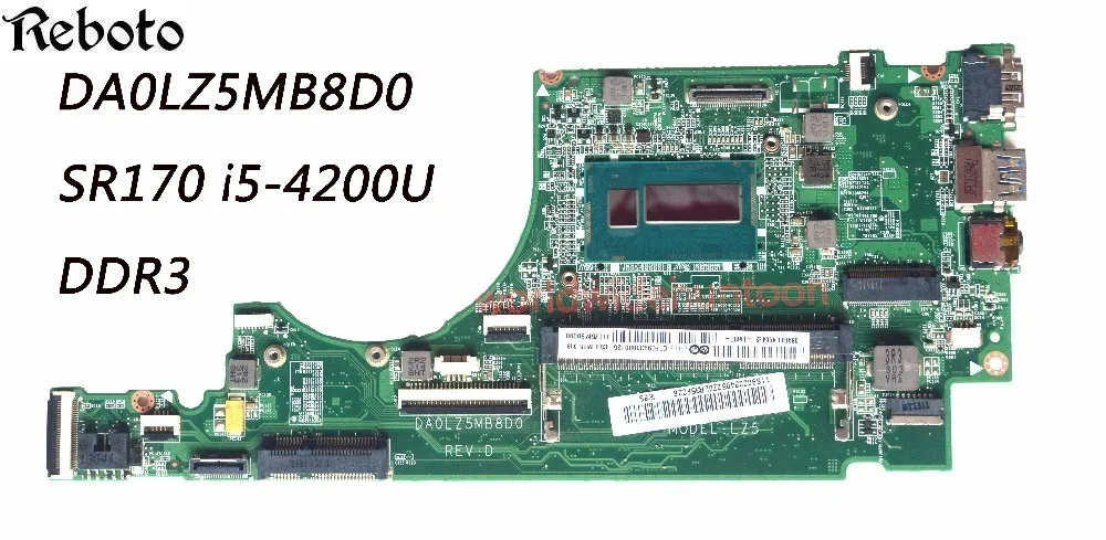 Высококачественная материнская плата для ноутбука Lenovo Ideapad U330 с процессором SR170 i5