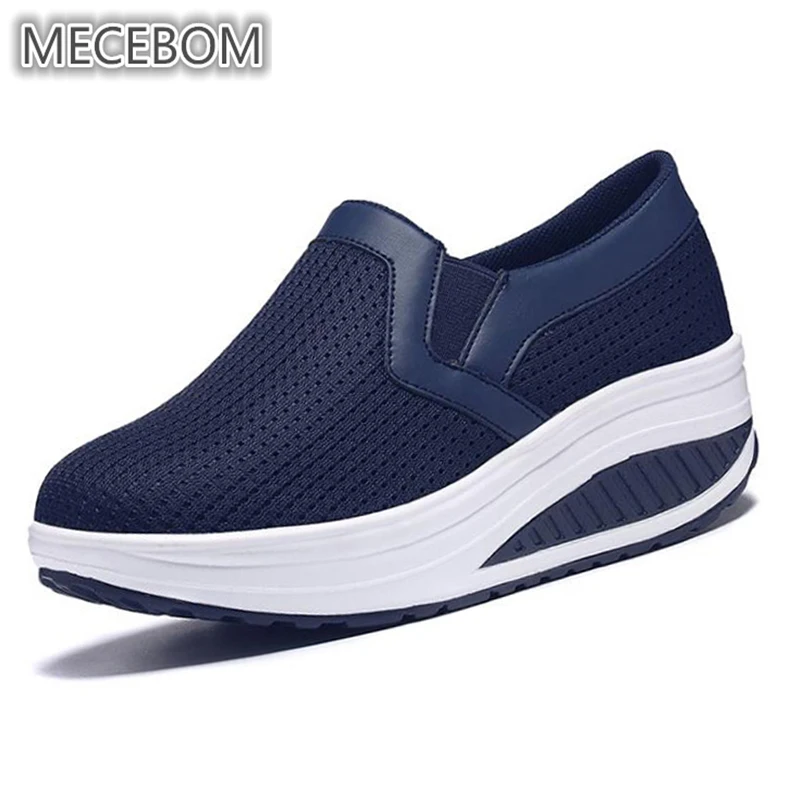 Весенние лоферы на плоской платформе Женская обувь из дышащей сетки Zapatos Mujer