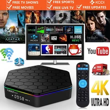 Оригинальный T95Z плюс Android Smart TV Box Amlogic S912 Octa core Octa-core Коди 17.1 полностью нагрузки, 5G-WIFI, BT, 4 К, H.265 телеприставке