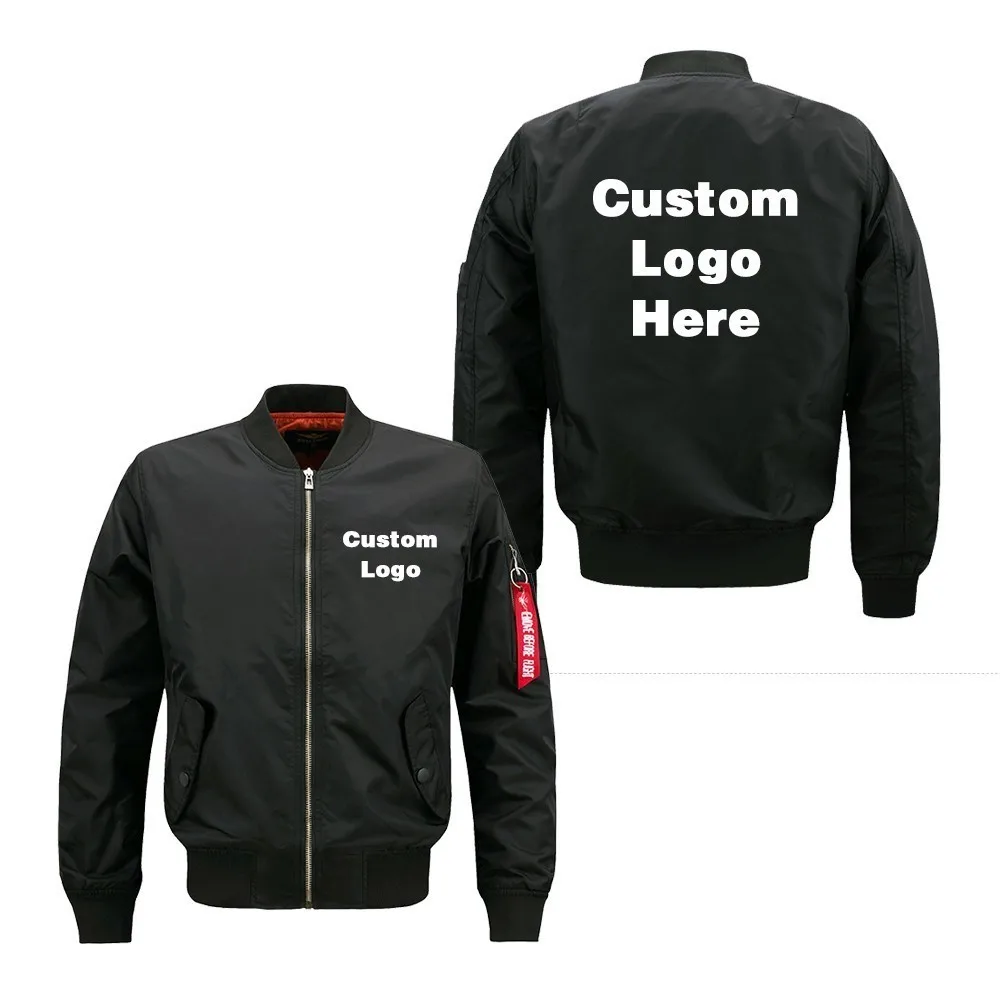 Spring Custom Logo Design Men Jacket 