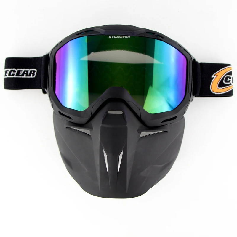 Cyclegear Съемные очки для мотокросса с открытым лицом Capacetes Casco винтажные шлемы