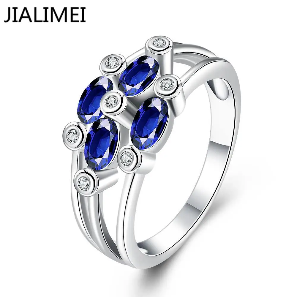 

2016 New Arrival Simple Style Finger Ring Gold Plate Micro Inlay Cubic Zircon Lady Ring Wholesale R414-A-8