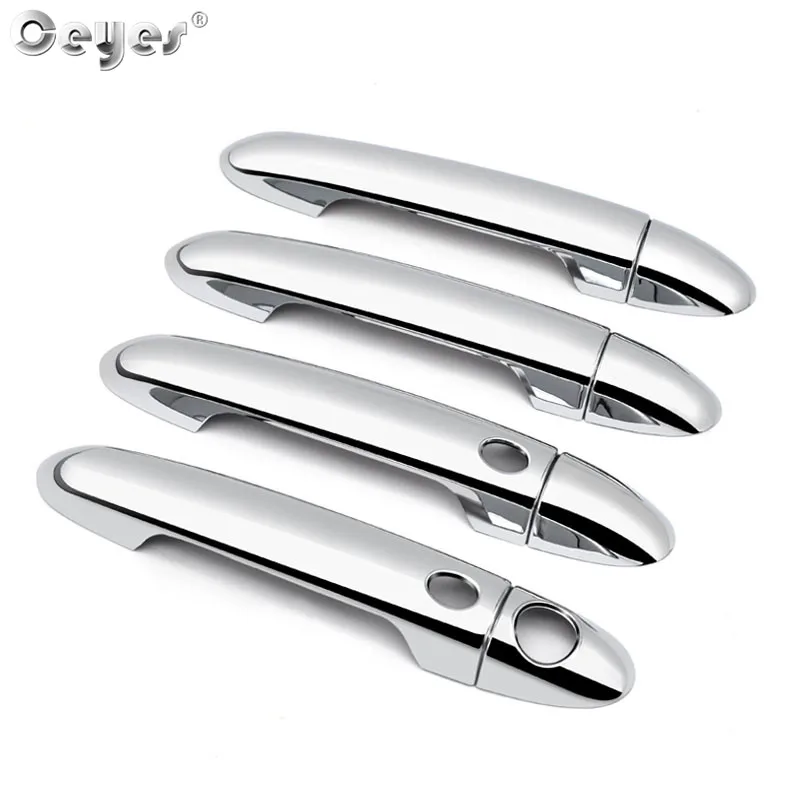 

Ceyes Abs Chrome Trim Car Styling Accessories Door Handle Covers Case For Kia Pride Rio R 2012 2013 2014 2015 2016 Stickers 8pcs