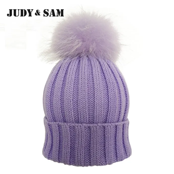 Wool Blend Knitted Beanie