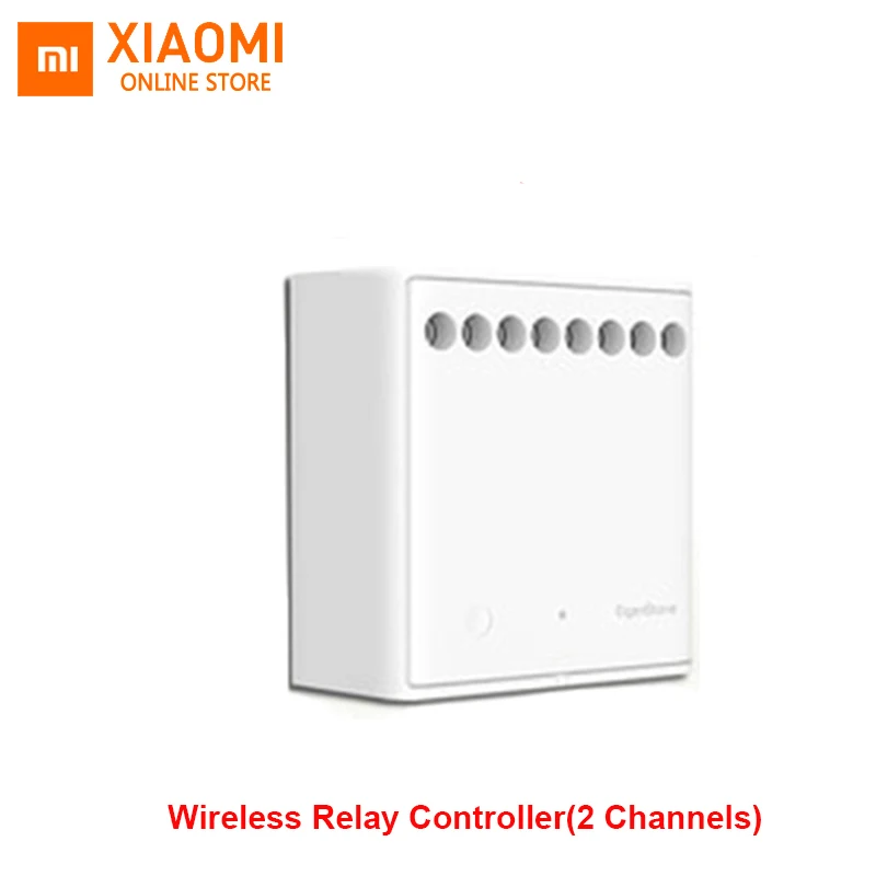 

Original Xiaomi Aqara Relay Two-way control module Wireless Relay Controller 2 channels Work For Mijia APP and Home kit