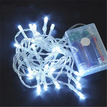 

10/20/40/80/160 AA Battery Operated LED String Lights for Xmas Garland Party Wedding Decoration Christmas Flasher Fairy