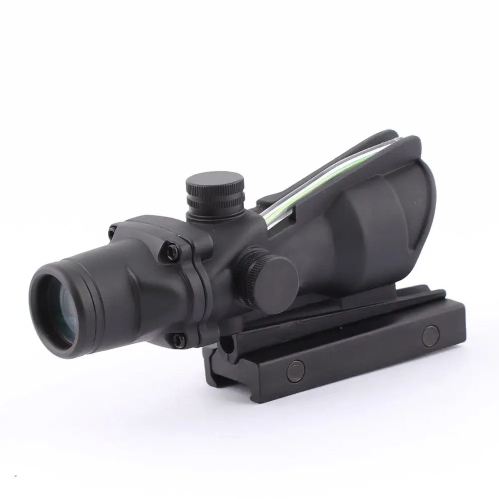 SEIGNEER ACOG Тип 1X32 тактический зеленый/Красный точка зрения настоящий волоконный