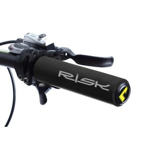 Сверхлегкий силиконовый Pro руль для велосипеда высокая плотность MTB велосипедный руль противоскользящая велосипедная ручка Крышка - Цвет: Черный