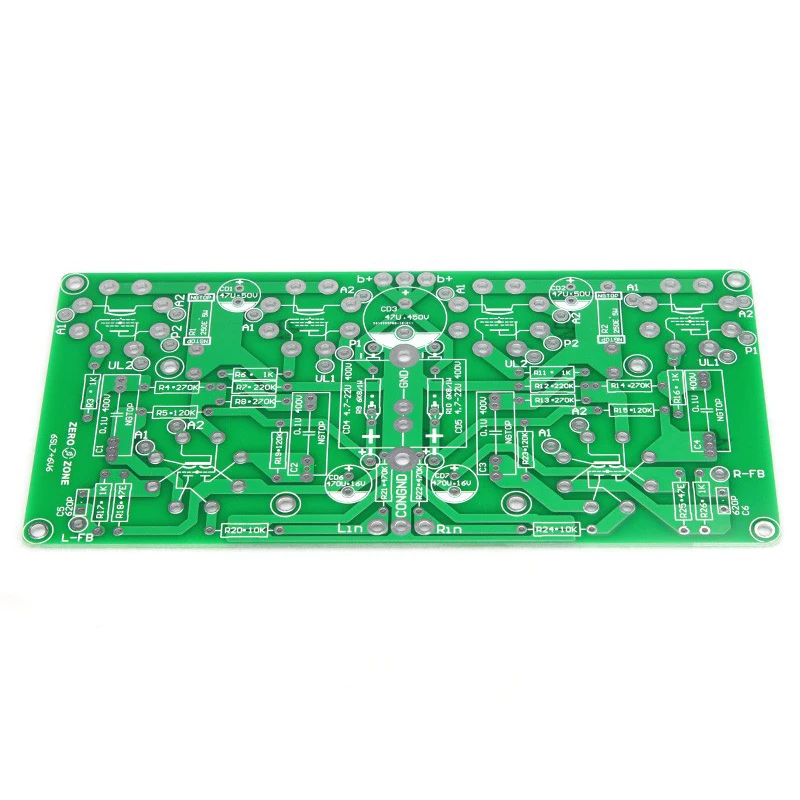 

SUQIYA-супер линейный усилитель мощности желчного пузыря 6SL7 + 6V6 PCB (12 Вт)