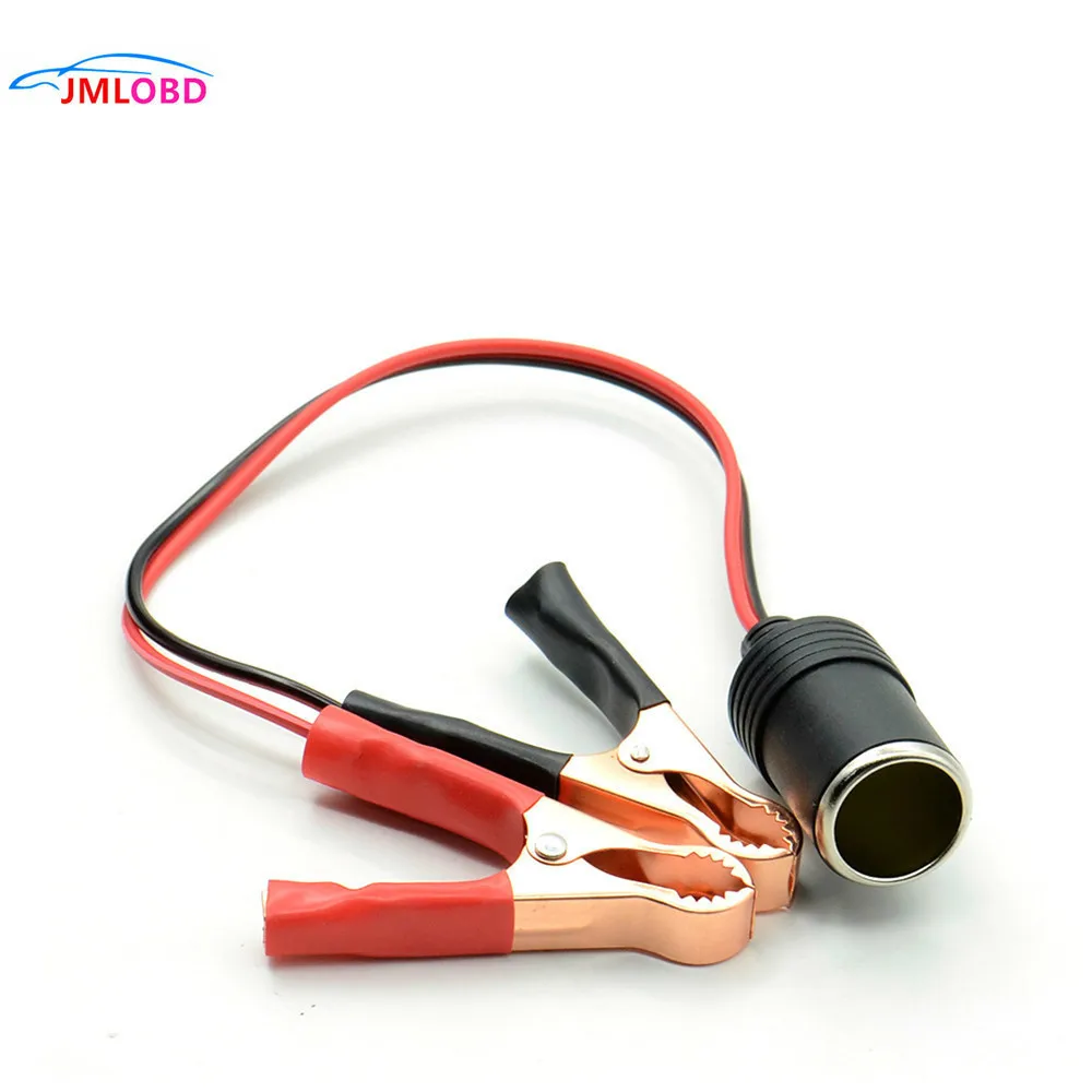 

2021 Brand New 12v Car Battery Terminal Clip-on Cigarette Lighter Power Socket Adaptor Clamp