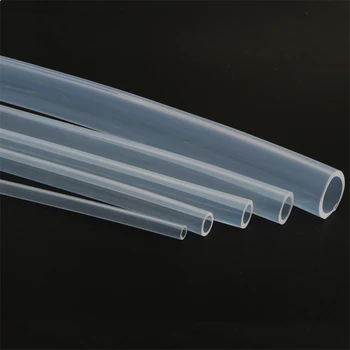

ID 2/3/4mm x OD 3/4/5/6/7/8/10mm Transparent Silicone Tube [trumpet] Food Grade Capillary Transparent Hose Fine Silicone Tube