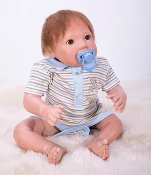 

Reborn 20" Soft Silicone Vinyl Dolls Silicon 50cm simulation real looking Reborn Baby Doll children toy Bebe kids birthday gift