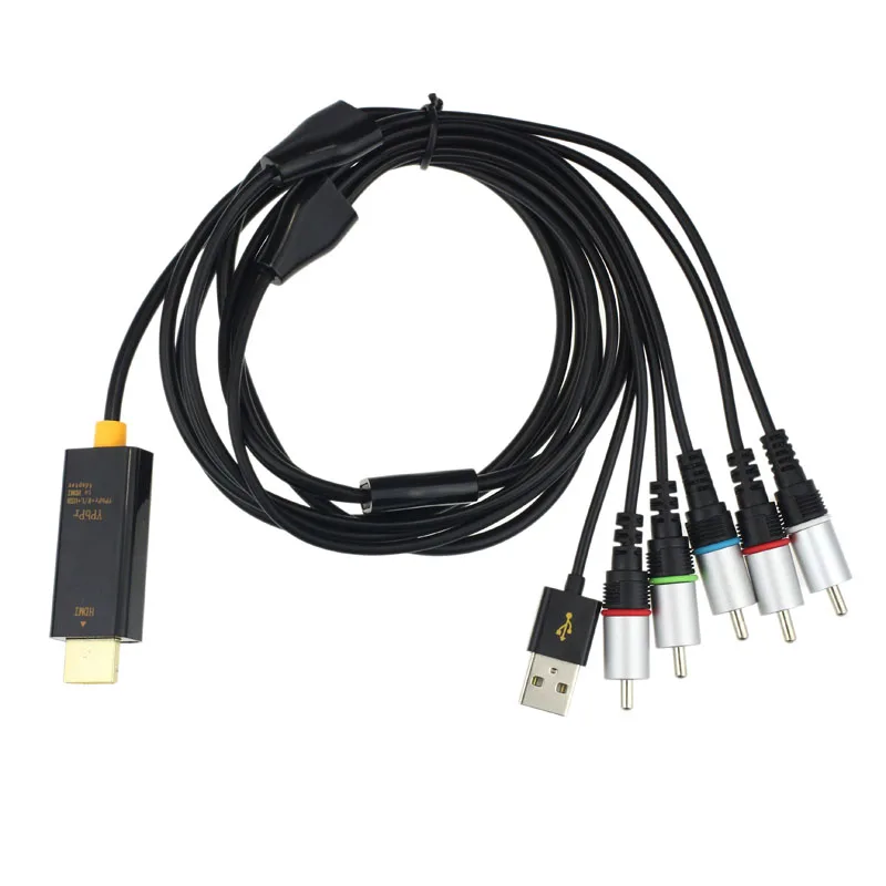 YPbPr + AUDIO Component To HDMI Cable Adapter Converter For HDTV 1080P 1080I 720P TV PC HD USB Cable Device QIY20 D3S YPbPr + AUDIO Component To HDMI Cable Adapter Converter For HDTV 1080P 1080I 720P TV PC HD USB Cable Device QIY20 D3S