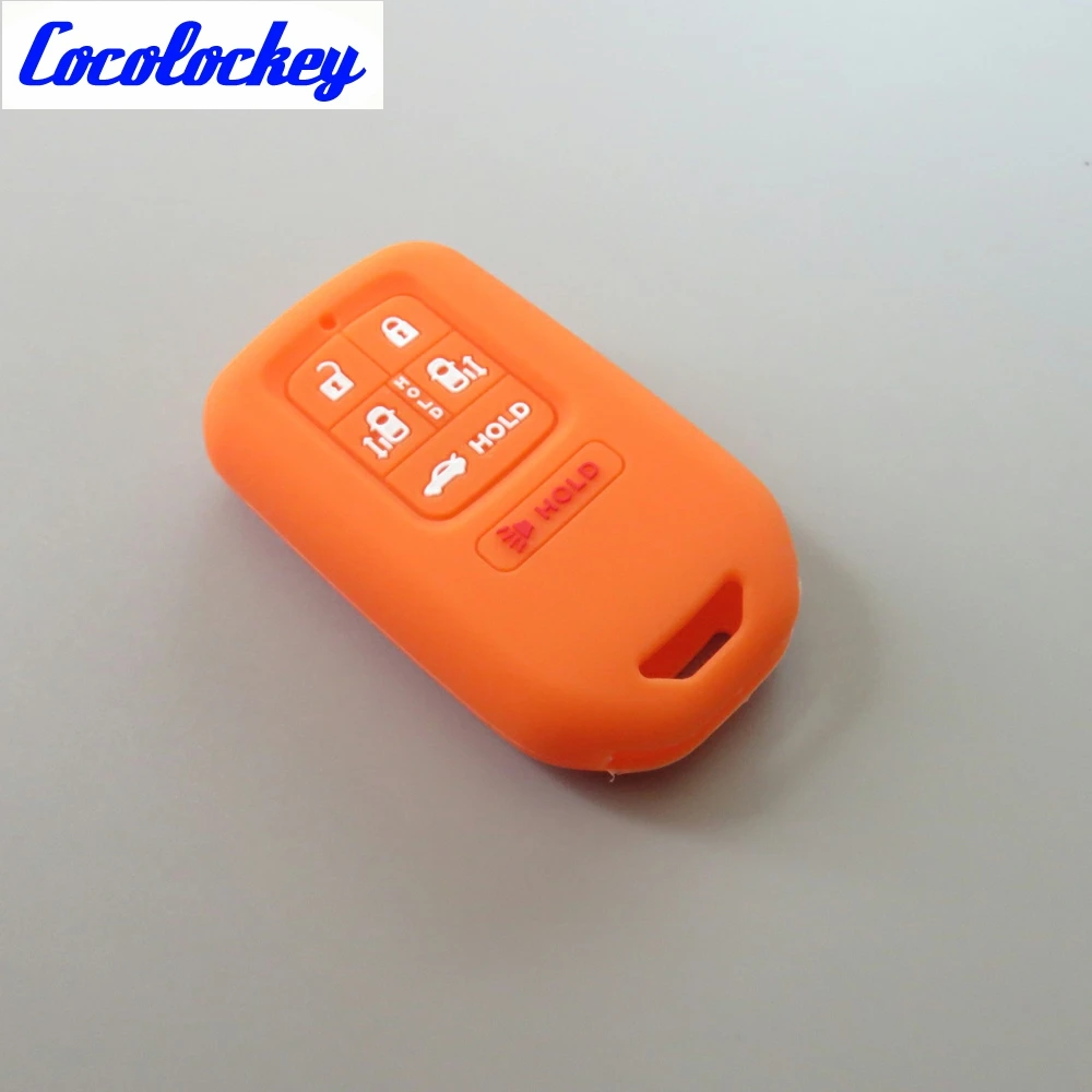 Cocolockey силиконовый чехол для автомобильного ключа ключей держатель Honda Odyssey 6