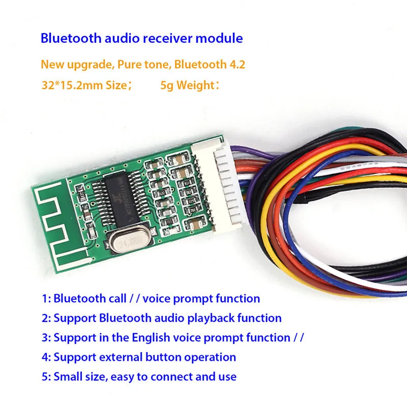 KCX_BT002 Bluetooth Audio Receiver Board Module Lossless 4.2 Wireless