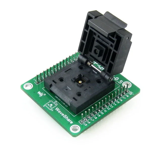 

GP-QFN28-0.5-B = QFN28 MLF28 Adapter Enplas IC Test Socket Programming Adapter 0.5mm Pitch QFN-28(36)BT-0.5-02